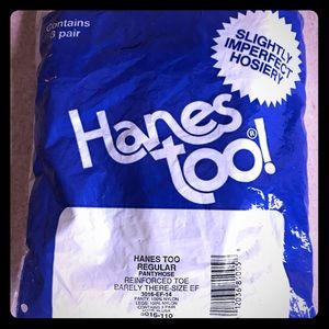 NEW (3) PAIR HANES HOSIERY SIZE EF BARELY THERE